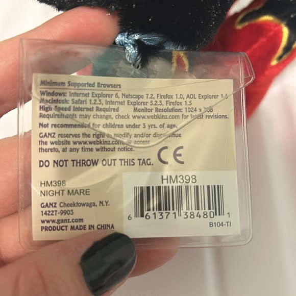 Webkinz Night Mare - Includes Sealed, Unused Code - Picture 3 of 6